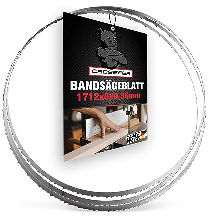 Bandsägeblatt 1712x6x0,36 6 ZpZ Sägeband für Holzbearbeitung - Qualität Made in Germany