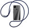 mtb more energy® Handykette kompatibel mit Google Pixel 4a (5.81'') - dunkelblau - Smartphone Hülle zum Umhängen - Anti Shock Full TPU Case