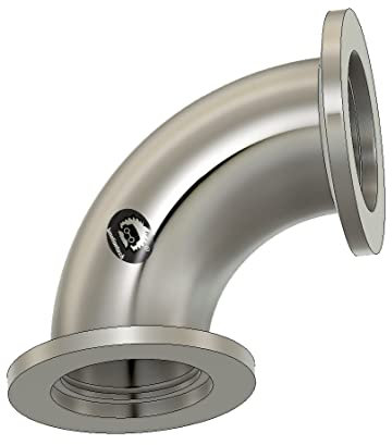 Superior Grade – Winkelverschraubung für ISO KF Flansch (KF25 90° Winkel).