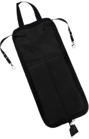 Demeras Wasserdicht Drumstick Tasche, 5 Farben Verschlei?Feste, haltbare Drum Sticks Tasche f¡§1r Schlagzeug Musikinstrumentenzubeh?r(Schwarz), Spielzubeh?r