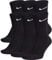 Nike SX7666-010 Everyday Cushioned Socks Men's BLACK/WHITE Size S