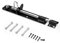 Galvanised Brenton Bolt Sliding Door Lockable Padbolt – 8 (202mm) Heavy Duty Zinc Plate Lock Pad Garden Shed Gate Latch Patio Door Security Gate Bolt Bedroom | Black