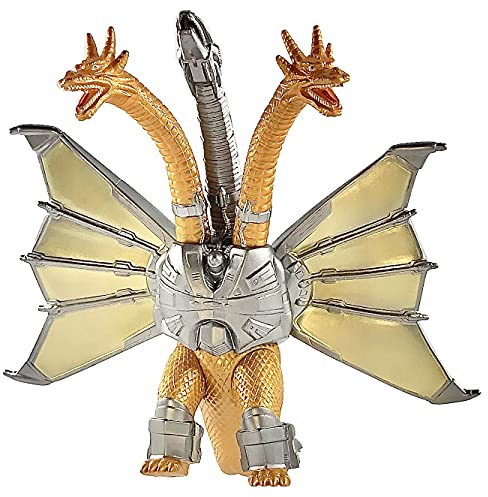 Quoersrti TwCare Godzilla vs. Mecha King Ghidorah, 2021 Movie Series Movable Joints King of The Monsters Action Figures Birthday Kid Gift, Carry Bag