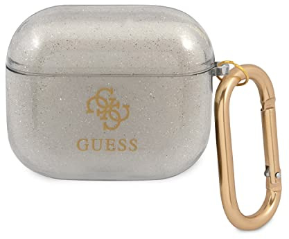 Guess GUA3UCG4GK hülle für AirPods 3 schwarz Glitter Collection