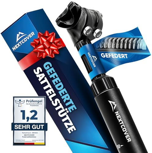 Nextcover Reggisella ammortizzato con diametro di 27,2/30,9/31,6 mm e tecnologia [Comfort-Sspring] I reggisella a molla, reggisella a molla