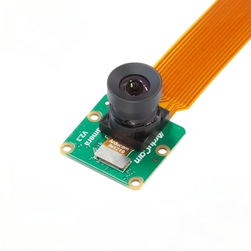 Arducam Module de caméra 8MP IMX219 pour Raspberry Pi, avec objectif FOV M12 à faible distorsion 105°(D) compatible avec Raspberry Pi 4 modèle B, Pi 3/3B+, Pi Zero 2W et plus encore