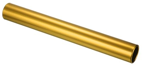 PATIKIL Relay Track Baton, Aluminum Alloy Tube Field Running Race Stick for Outdoor Athletics Sport Game Tool, Gold