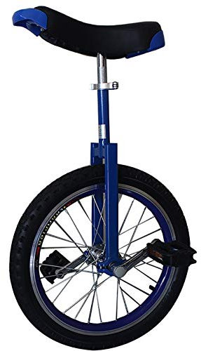 Einrad Einrad 24 Zoll Wheel Einrad, Erwachsene/Große Kinder/Profis/Männlich Teen Large Einrad, Höhe 175-190 cm, Outdoor Fun Self Balancing, Höhe verstellbar (Color : Blue)