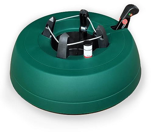 Leejec Weihnachtsbaumständer mit Wasserspeicher, schnell geklemmter 3 m echter Baum mit 14 cm Durchmesser, Wasserstandsanzeige ausgestattet, keine Montage erforderlich