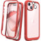 Diaclara Designed for iPhone 15 phone Case, Full Body Rugged Case with Built-in Touch Sensitive Anti-Scratch Screen Protector, with Camera Lens Protector for iPhone 15 6.1 (Red)