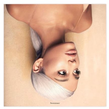 Ariana Grande Sweetener Album Poster Leinwand Poster Wandkunst Dekor Druck Bild Gemälde für Wohnzimmer Schlafzimmer Dekoration ungerahmt 30 x 30 cm