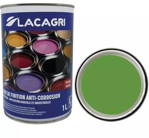 Lacagri Peinture antirouille 3 en 1 Couche de finition et apprêt, vert clair RAL 6018