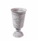 Pokal Zink Übertopf 22 cm hoch Blumenübertopf Topf Metall Gartendeko