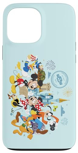 Walt Disney World 50th Anniversary Mickey and Friends Blue Case for iPhone 13 Pro Max