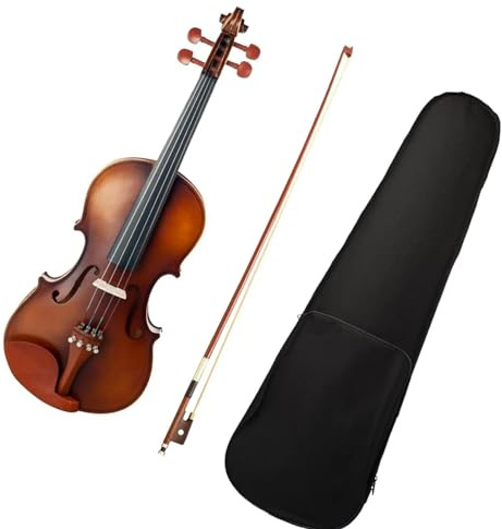 Set Violino Acustico Quattro/4 Violino Per Principianti Con Custodia Rigida