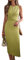 Jiraewh Damen ärmelloses Sommerkleid Bodycon Enges Bleistiftkleid Figurbetontes Elegantes Hochzeitsgast Midi Tank Kleider Mit Gürtel (M, Gelb)