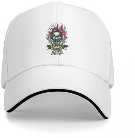 QFLLQLFF Basecap Sims Staab Skateboard Cap Baseball Cap Militärmütze Mann Rave Hüte Mann Damen