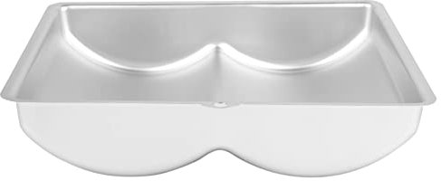 Lybunair antihaftbeschichtete Kuchenform aus Aluminiumlegierung in Buchform, Silber