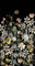 ESTAhome Fototapete Feldblumen Multicolor auf Schwarz 150 x 279 cm