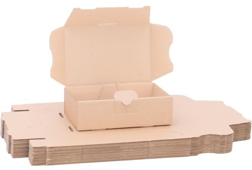 verpacking Maxi Letter Boxes 160 x 110 x 50 mm Brown MB 1 Inner Dimensions of 150 x 105 x 46 mm Shipping Post Folding Box Shipping Box Book Delivery Ideal for Shipping Pack of 25