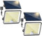 Peasur 2 Pezzi Luce Solare Led Esterno, 348LED Faretti Solari Con Sensore di Movimento, IP65 Faro Con Pannello Solare 3 Modalità per Giardino Garage