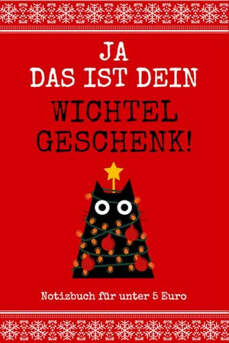 Lustiges Notizbuch: Wichtelgeschenk unter 5 Euro