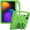 YRH para Funda Xiaomi Pad 7 de 11.2 Pulgadas 2024, con Mango a Prueba de Golpes y Soporte, Funda para niños para Tablet Xiaomi Pad 7 Pro (Verde)