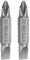 QUARKZMAN 2Pcs Embout de Tournevis Magnétique à Double Extrémité 6mm PH2/Sl6 38mm Longueur 1/4 Tige Hexagonale Acier S2 Embout de Tournevis Cruciforme Plat Cruciforme, Gris