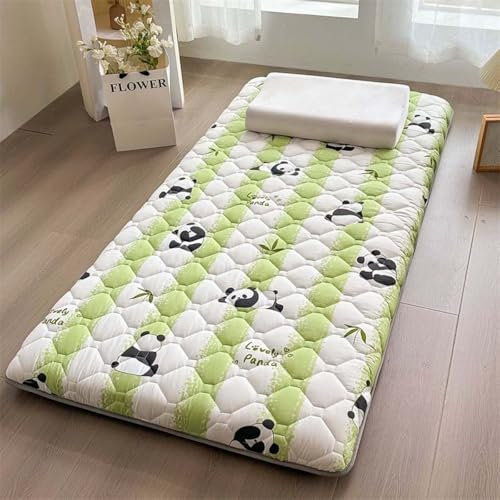 Danchen Japanische Futon-Matratze, weiche Tatami-Schlafmatte für Erwachsene, tragbar, faltbar, Camping-Auto-Pad, Schlafsaal, Gästebett, Matratze (180 x 200 cm, A)