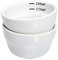 Mikinona Tazas Medidoras de Cerámica para Café 200Ml Resistentes al Calor Taza de Báscula para Leche y Agua para Cocina Set de 2