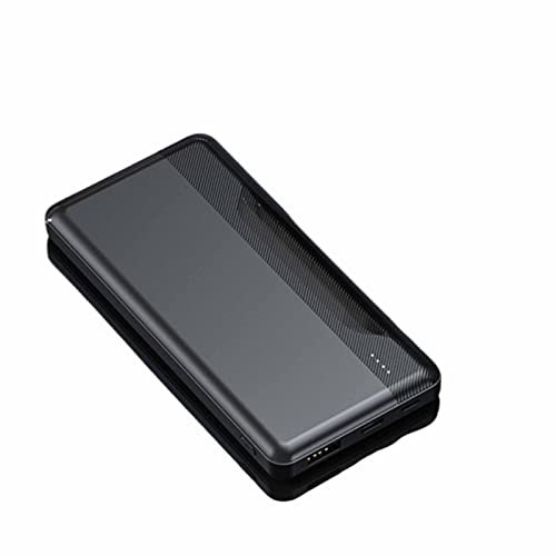 power bank ricarica rapida,Power Bank,20000mAh Pack con tecnologia ad alta velocità e USB-C Power Bank con Led,Nero,20000mAh
