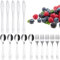 PATNFR 15Pcs Kids Toddler Cutlery Set 410 Stainless Steel Fork Spoon and Cutter Set Engraved Dinosaur Pattern Toddler Cutlery Kit Ergonomic Smooth Baby Knife Spoon Dishwasher Safe