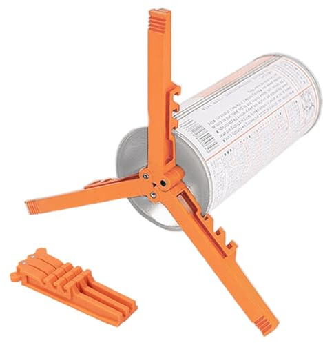 Gas Bottle Stand | Triangular Foldable Gas Bottle Stand - Tripod Fixer Holder Bracket Portable Base for Picnic Camping Cooking Outdoor Activities Backpack Tours Hiking