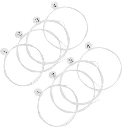 SUPVOX 8 Pezzi Corde per Ukulele Nylon Trasparente da Accessori Musicali per Strumenti Facili da Installare e Adatti Tutti Ukulele Resistenti e Duraturi