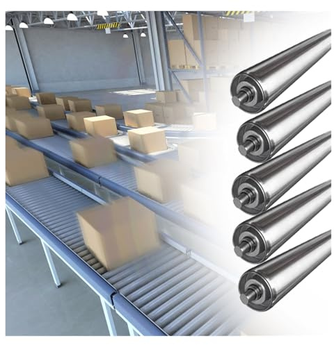 Industrial Stainless Steel Conveyor Rollers 12-24 Inch Replacement Parts Table Saw Support for Woodworking Heavy-Duty Roller System
