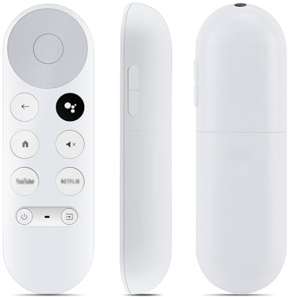 Mando a distancia por voz para Google Chromecast 4K – Reemplazo para G9N9N, GA01409, GA01919, GA01920, GA01923, GA02463, GA02464 – Fácil emparejamiento, calidad superior, control por voz