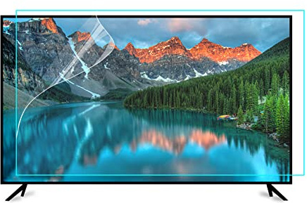 Matte Screen Protector Filter 32-75 Inch Anti Blue Light Eye Protection Pet Soft Film For Tv Screen And Curved Display, Uv Proof, No Reflection/Clear / 60 Inches 1327X749Mm,Clear-70 Inches 1561x900mm