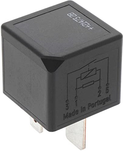 Bosch 0986332001 Mini relé de 12 V 40 A, IP5K4, temperatura de funcionamiento de -40 ° a 85 °C, relé de 4 pines