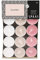 SPAAS 30 Duft-Teelichter Farben sortiert, ± 4,5 Stunden - Sensual Blush, Weiß