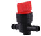 Universal Plastic Motorcycle Fuel Shut Off Valve Petcock 1/4 Inline On/Off Fuel Switch Tap for Moto Pit Motorized Bike with 6mm Pipe Hose