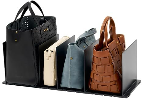 YAMAZAKI 4957 SMART Taschen-Organizer (2er-Set), schwarz, ABS-Harz, minimalistisch, 31.8 x 24 x 21 cm