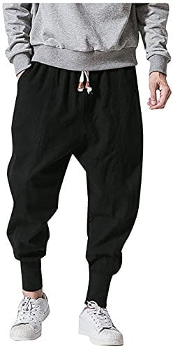 WENZHOU Herren Jogginghose Trainingshose Sporthose Fitness Jogg Japan Kosmo Style Hose Herren Sportswear Club Jogginghose atmungs Raktive Sporthose Streetwear