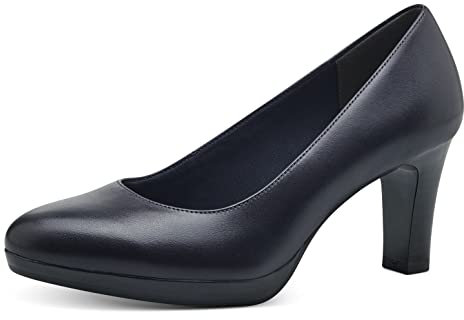Tamaris Damen Klassische Pumps, Frauen Absatzschuhe,TOUCHit-Fußbett,stöckelschuhe,Businessschuhe,Office,elegant,Absatzschuhe,Navy,38 EU