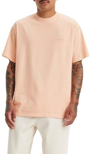 Levi's Men's Red Tab Vintage Tee T-Shirt, Garment Dye Pale Pea, L