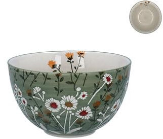 Gisela Graham Green Wild Daisy Bowl - Small