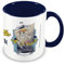 One Piece - Taza Diseño Interior a Dos Colores The Going Merry (Talla Única) (Blanco, Azul)