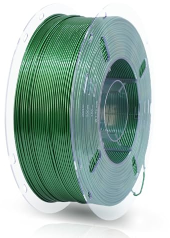 FilaBees High Speed PETG Filament 1,75mm 3D Drucker Metallisch Grün 1kg | Hohe Zähigkeit, High-Speed PETG, schneller & präziser Druck, glänzendes Metallic, für die meisten FDM 3D Drucker
