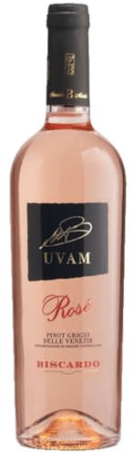 Biscardo UVAM Pinot Grigio Blush Rosato Roséwein Wein Trocken Rosé Italien inkl. FeinWert E-Book (1 x 0,75l)