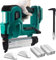 2 in 1 Brad Nailer Cordless for JOVANT 20V Battery, 18 Gauge Brad Nailer, Battery Nail Gun, 800pcs Nails/Staples for Upholstery,Carpentry and Woodworking (Tools Only)