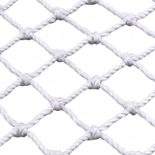 pykaaiiu Kinder-Sicherheitsnetz, Schutznetz, Dekoratives Seilnetz FüR Den AußEnbereich, Kinder-Fallschutznetz, Bruchsicheres Treppen-Sicherheitsnetz, Balkon-GeläNdernetz, Indoor-Kletternetz(5 * 6m)